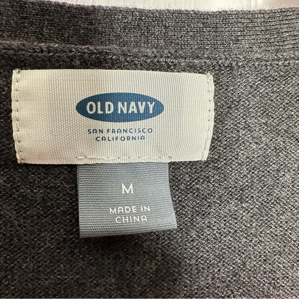 Old Navy Cardigan Grey Size Medium - Picture 9 of 16